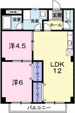 アメニティ　カーサの物件間取画像